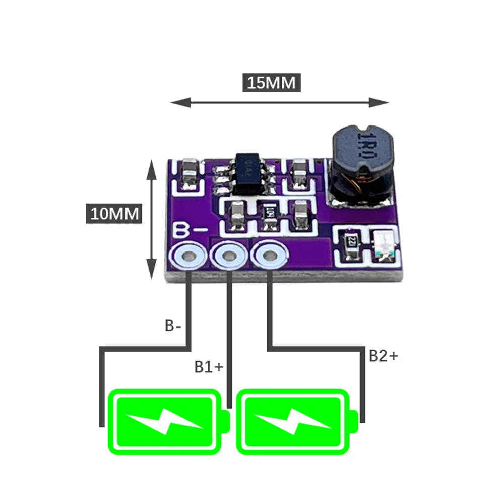 BMS 2S Lithium PCB Protection Board With Balance 3.2V 3.65V 3.7V 4.2V Charger Protection Circuit Board Equalizer Balanced