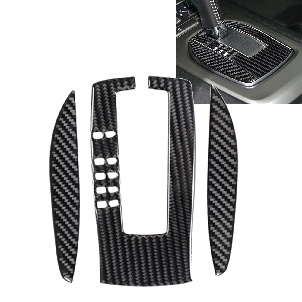 Carbon Fiber Black Carbon Fiber Trim Easy Installation Fashionable Design Scratch Protection Car Customization