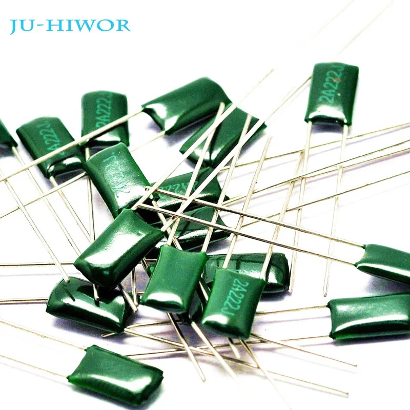 100V 250V 630V 1000V 5% Polyester Film Capacitor 2A 2E 2J 3A 102J 222J 332J 472J 562J 682J 822J