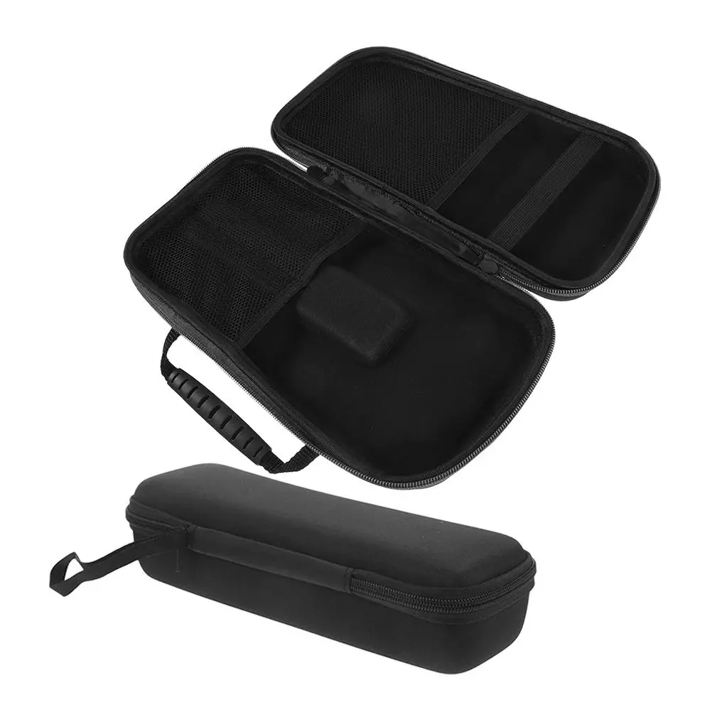 

2 Pcs Microphone Storage Bag Durable EVA Shockproof Dual Design Travel Case for Podcast Equipment Speaker Stand Bags Cable
