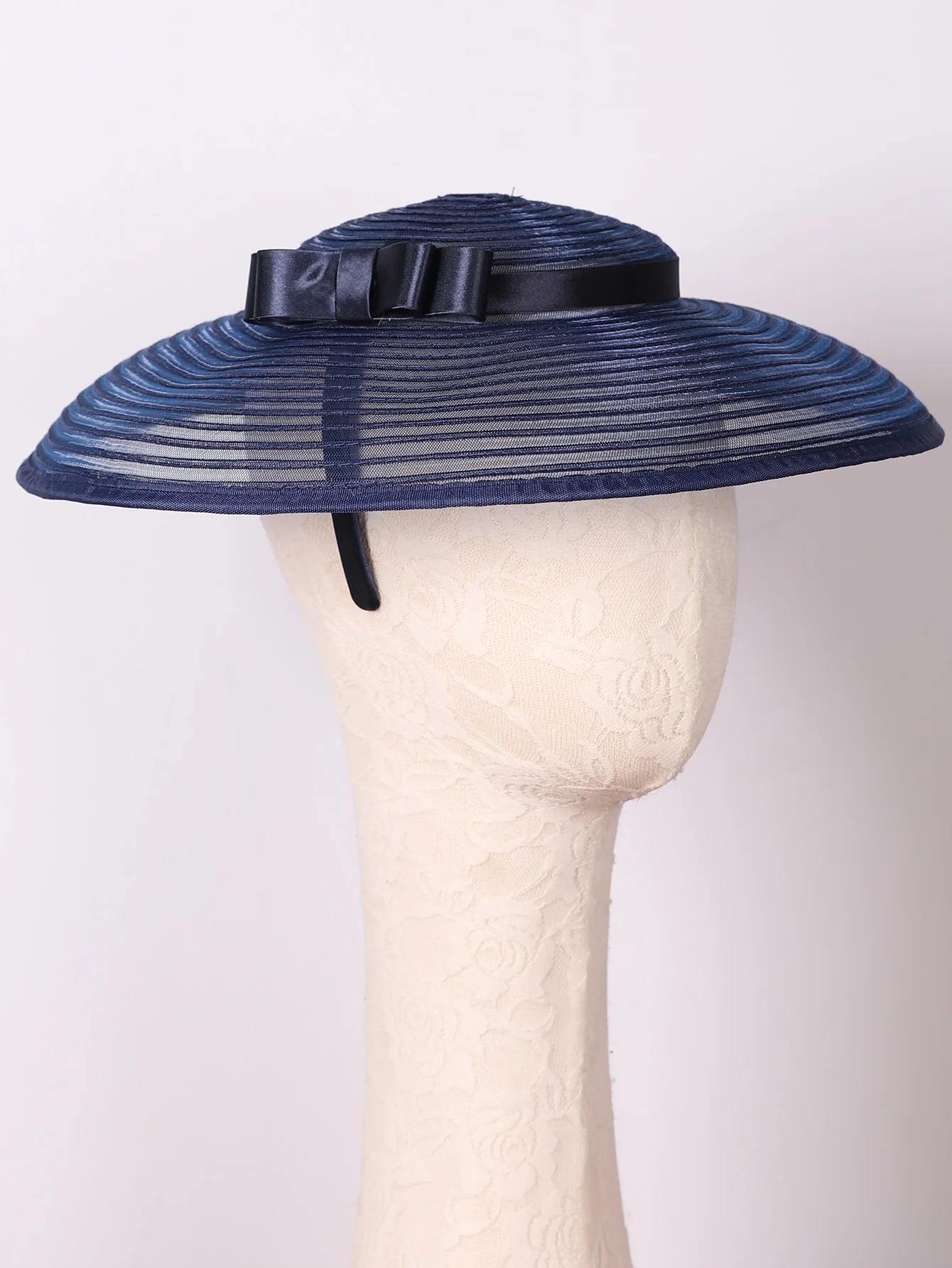 Große Kirche Pillbox Hüte Breite Krempe Fascinator Hüte für Frauen Damen Kentucky Lady Bow Party Kleid Cocktail Hut Hochzeit Braut – Detail 9