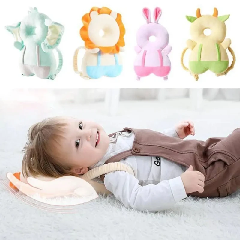 Head Safety Protector 1-3 Year Cartoon Toddler Cushion Plush Style Pillow Kids Children Soft PP Cotton Protective Cushion