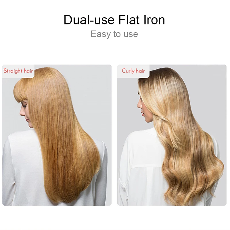 Professioneller Haarglätter aus Keramik, ionisches, schnelles Aufheizen, flaches Haar, Negativ-Ionen-Eisen, LCD-Display, Haarglätter – Detail 11