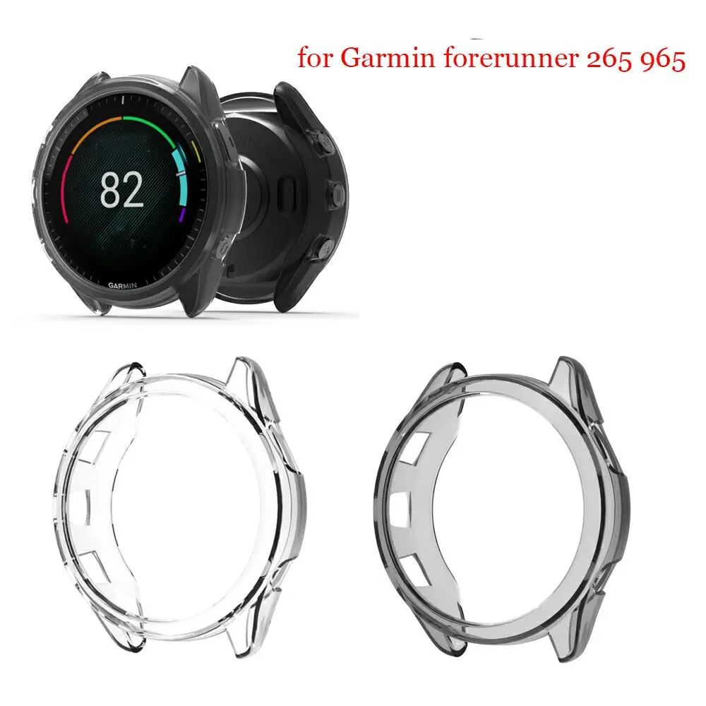

Мягкий прозрачный защитный чехол из ТПУ, защитная рамка, бампер для Garmin Forerunner 965