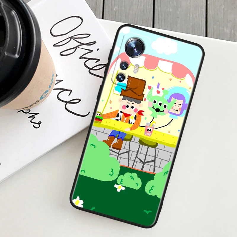 Disney Lightyear Cute For Xiaomi Mi 10T 10S 9T 9 SE 8 A3 A2 A1 6X 5X CC9E Note 10 Lite Pro Mix 3 Black Soft Phone Case