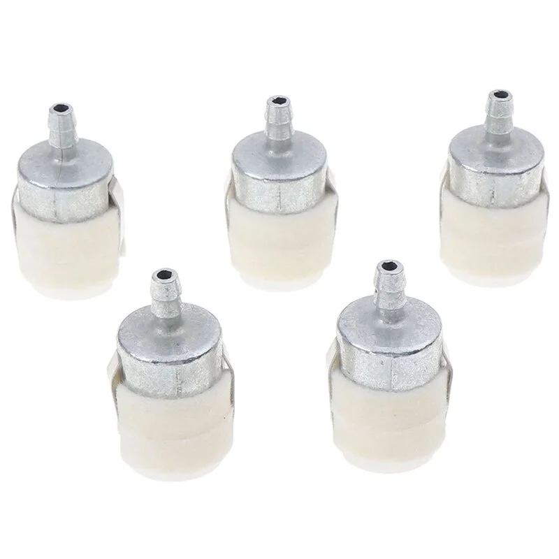 5 Pieces High Grade Fuel Filter for Gasoline Garden Machinery Chainsaw