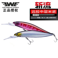 EWE Zhanliu 83F/98F Slow Floating Long Shot Minnow Fishing Lure 9g/14g Isca Artificial Wobbler Bass Mandarin Fish Hard Bait