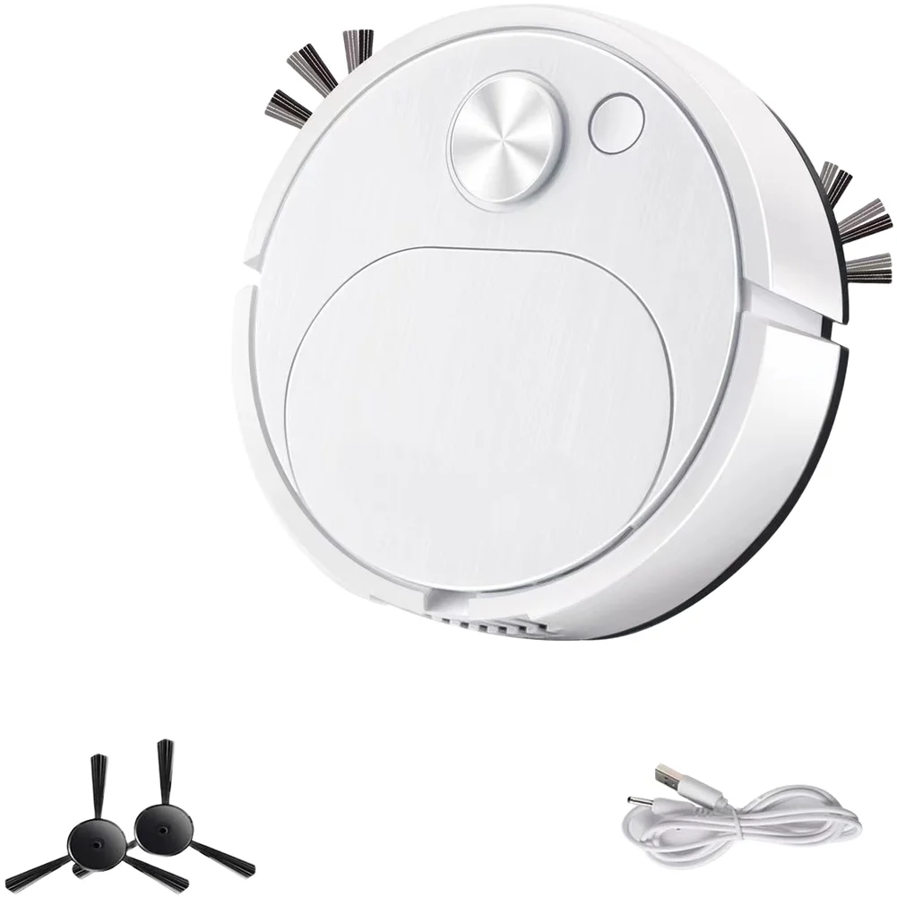 For Home Use 3-in-1 Sweeper Robot Vacuum Cleaner Sweeping Function Suction Function Collision Detection Movement