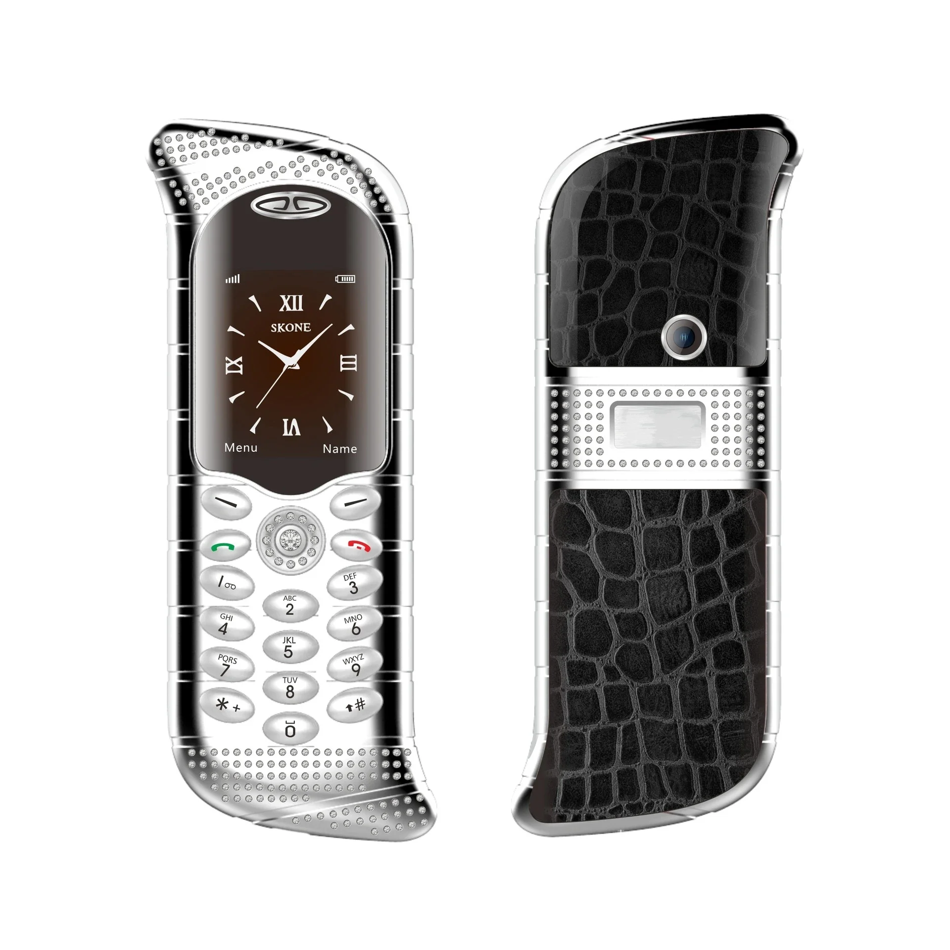 FUFFI-V7 Featured Features Mobile Phones Flying Knife 1.77inch Dual SIM GSM 2G Network Phone 1000mAh MP3 FM Bluetooth Cellphones