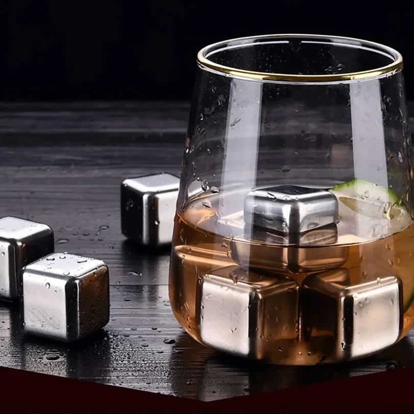 Набор из 4/6/8 многоразовых ох – обзор и цена Whiskey Stone Set