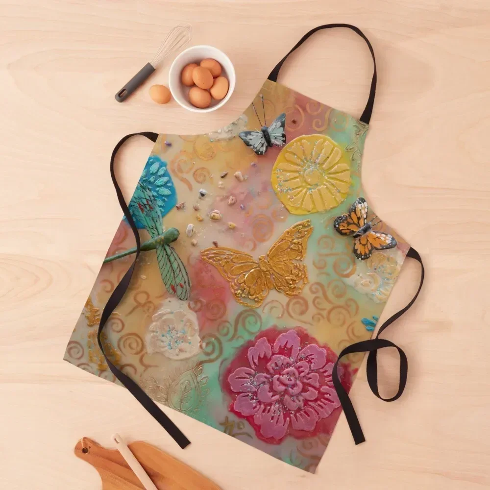 

Magical Garden of Metamorphosis Apron barber uniform esthetician Women's Dresses Kids Apron