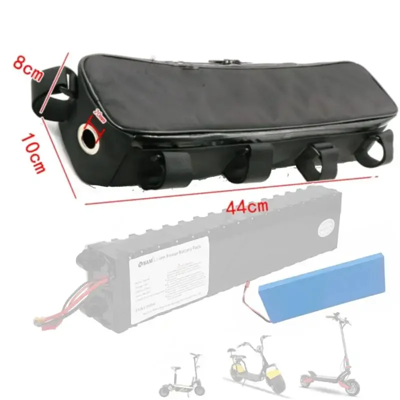 

Battery ebike Li-Ion battery bag pack For electric scooter Tube Bag Case Battery Li-ion Tool Box Storage Hanging Multiple Sizes