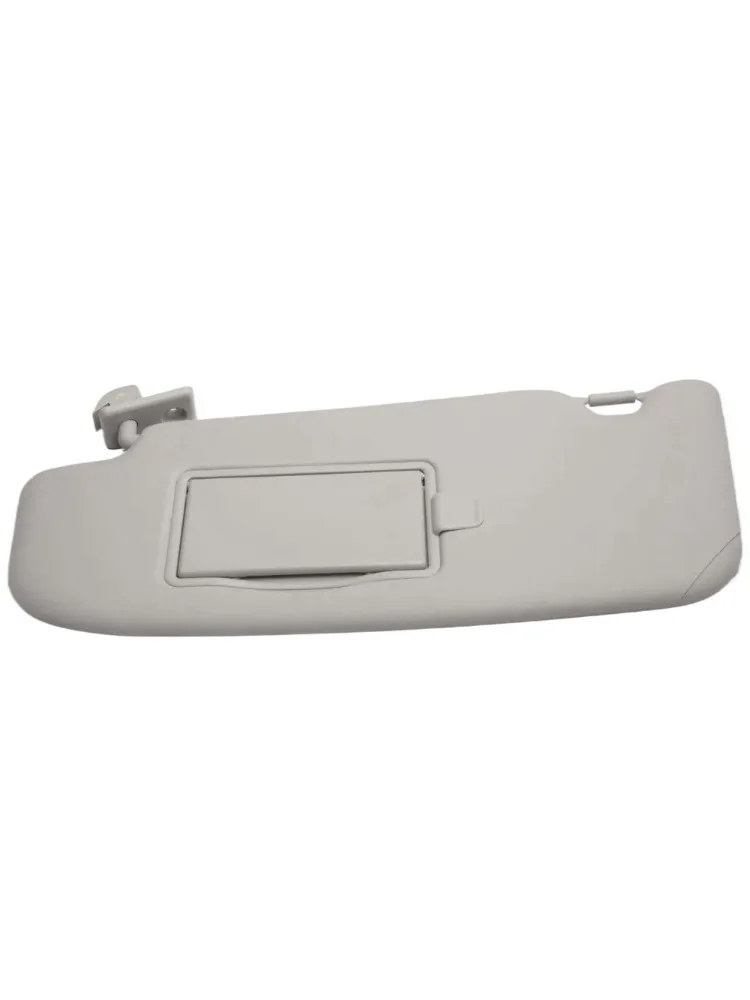 Pare-soleil droit gris avec miroir de maquillage, Nissan Qashqai 2016, 2017, 2018, 2019, 2020, 2021, 2022, 1 pièce
