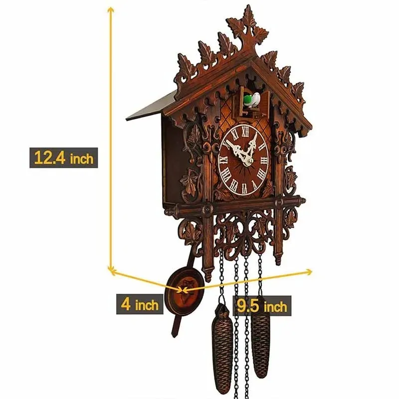 

Customizable Movimento silenzioso orologi da parete a cucù con pendolo decorazioni per interni per la casa ornamenti