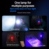 PHILIPS 2025 NEW SFL1121  EDC Flashlight LED Rechargeable Mini EDC Keychain Flashlights Camping Lamp For Hiking Self Defense 5
