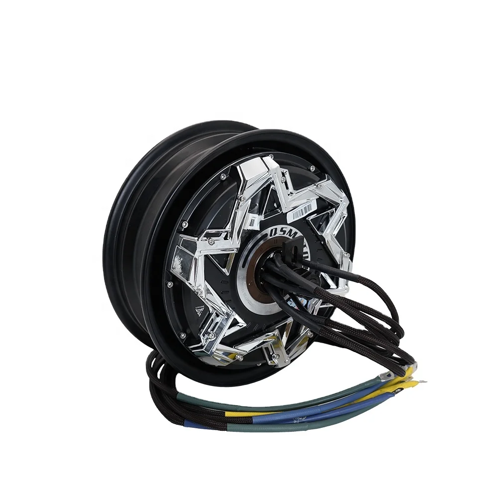 QS Motor 12x3.5 Inch QS260 70H V4 12000W 72V BLDC Hub Motor Waterproof Racing Edition for Electric Motorcycles Brushless