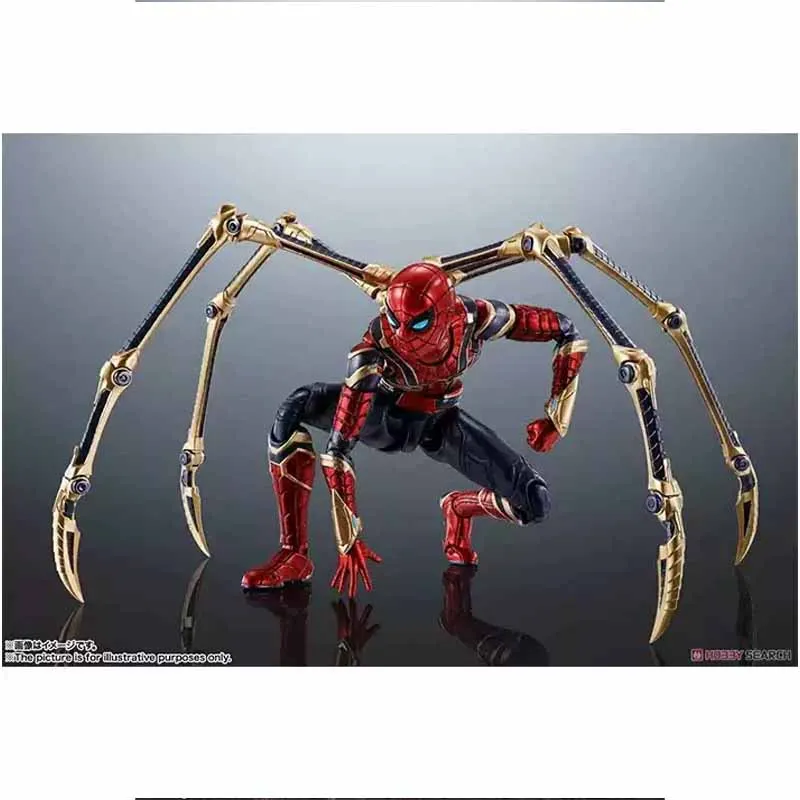 IN MAGAZZINO Bandai SHF con licenza ufficiale Spider-Man: No Way Home SPIDER-MAN Anime Action Figures Giocattoli per ragazzi/ragazze/regalo per bambini