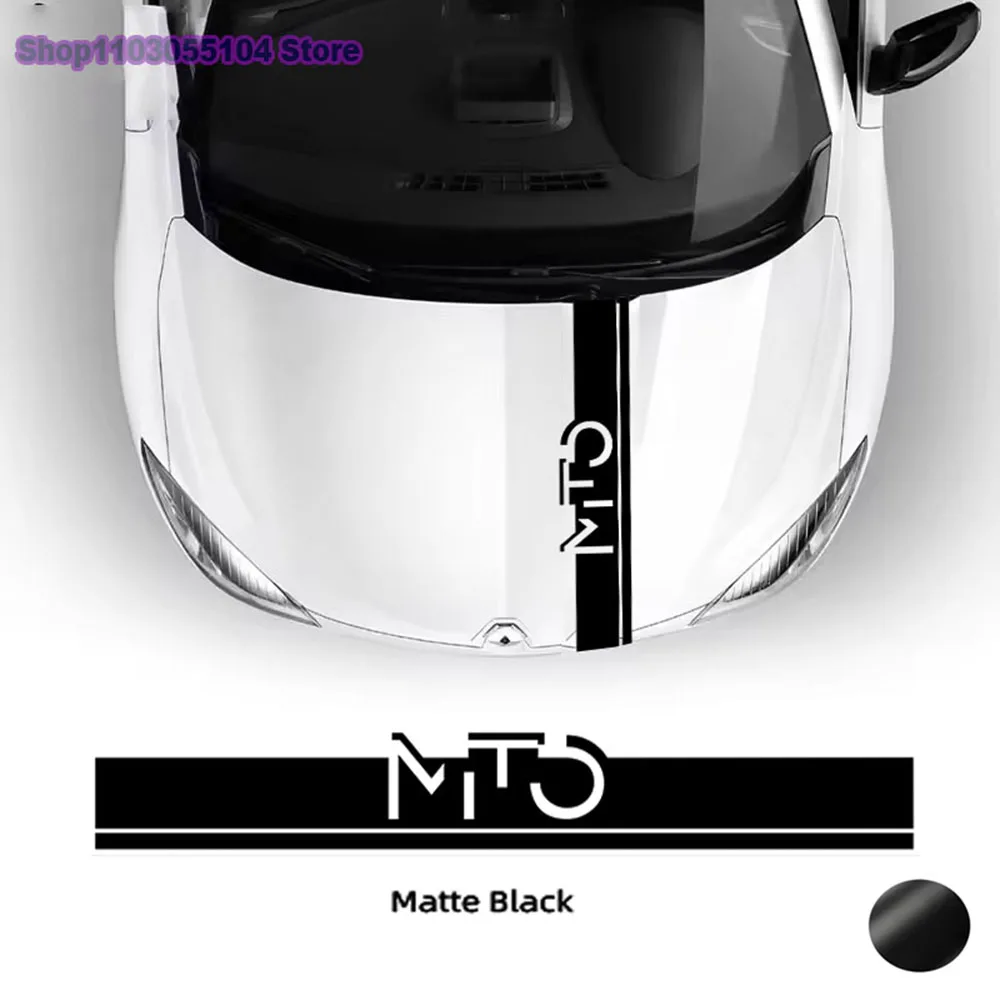 1PC Alfa Romeo MITO Car Hood Sticker Auto Vinyl Decal for Vehicle
