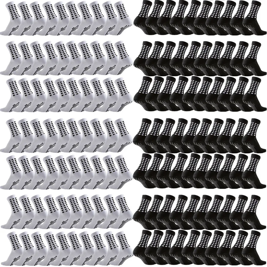 

1/5/7/9/11/13/15/17/21/25/29/30pairs Men Women Non Slip Grip Socks Towel Bottom Skateboard Cycling Socks