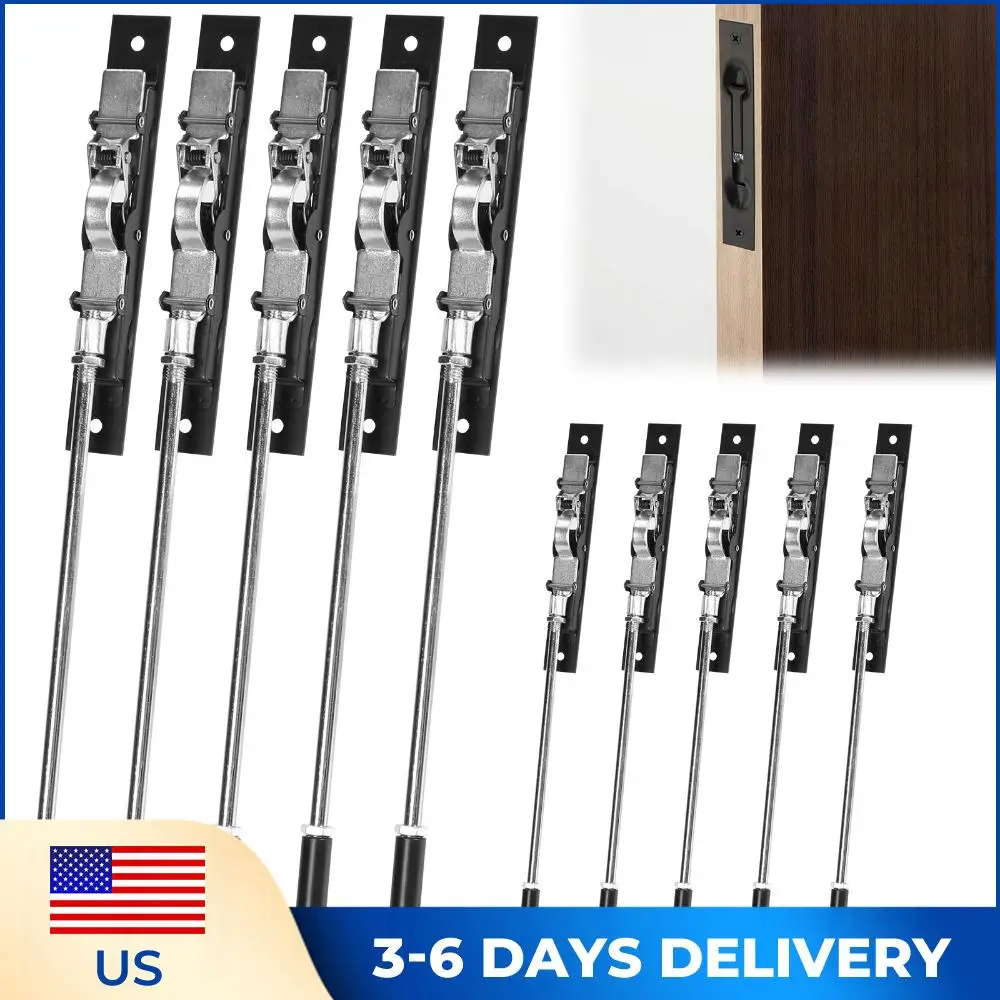 

10 шт. рычажных удлиненных замков-защелок с штангой, аварийный дверной замок 10 дюймов для композитных/деревянных/двустворчатых дверей