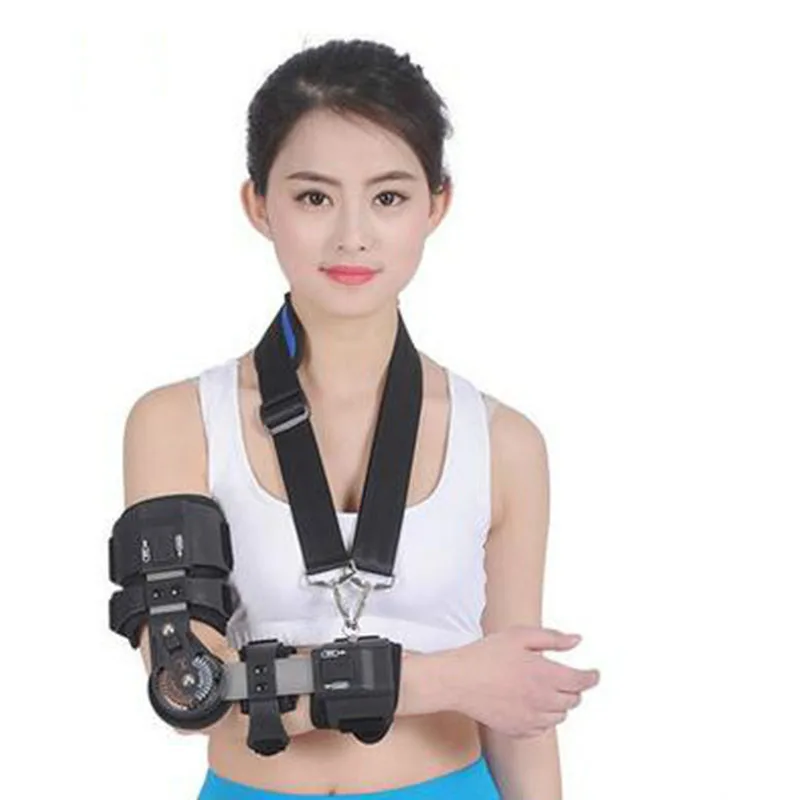 HANRIVER Adjustable elbow support arm recovery machine broken arm with a fixed gear splint stretch training