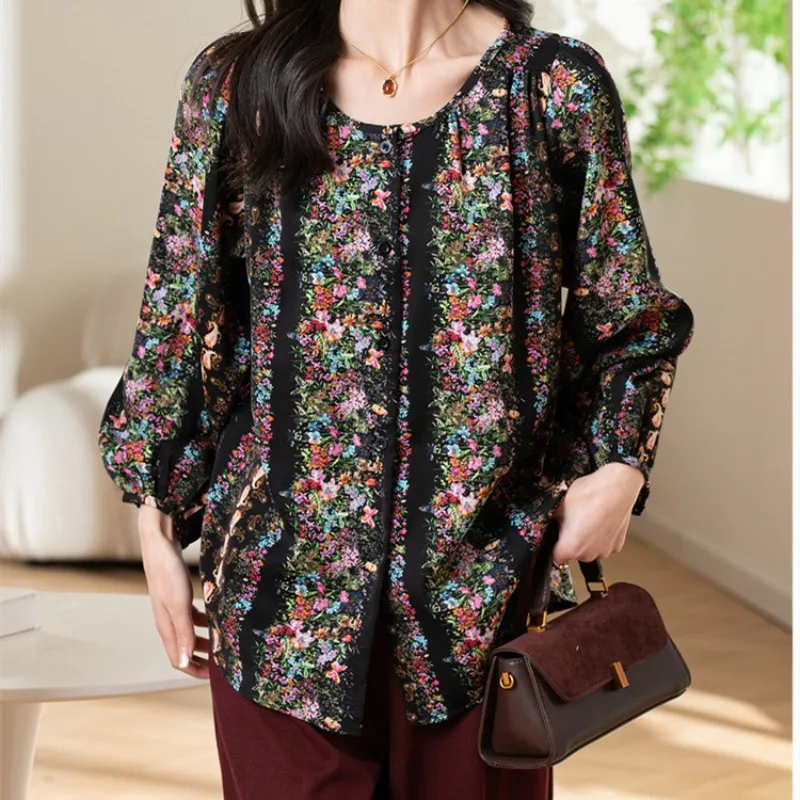 

Fashion Women's Casual Loose Muslim Blouse Long Sleeves Wear Shirt Tops