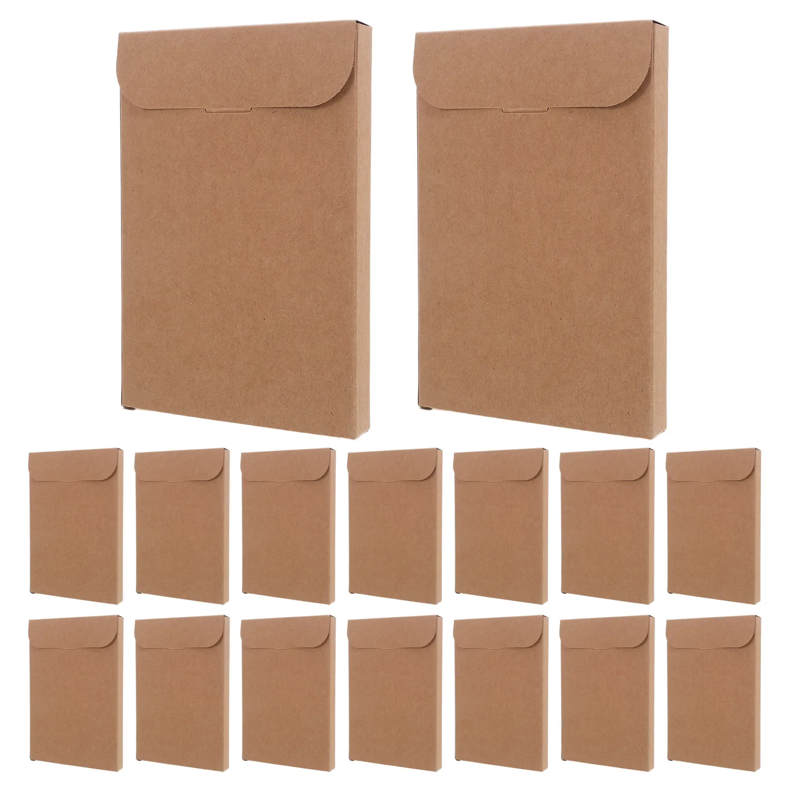 

50 Pcs Postcard Box Letter Envelopes Greeting Packaging Cash Savings Kraft Paper