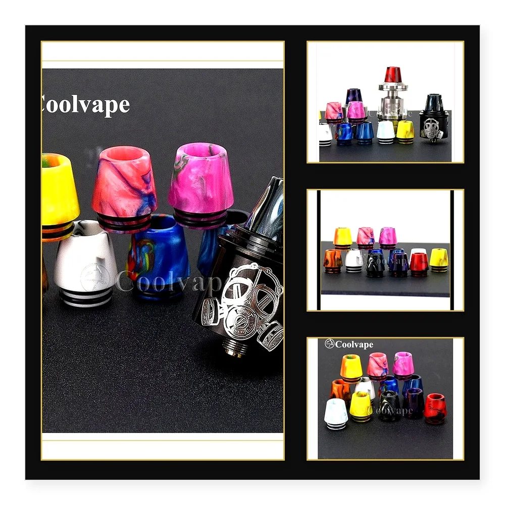 810 Resin Drip Tip for Coilturd AN RDA, Apocalypse GEN 2 RDA & Profile RDA - Premium Quality Accessory