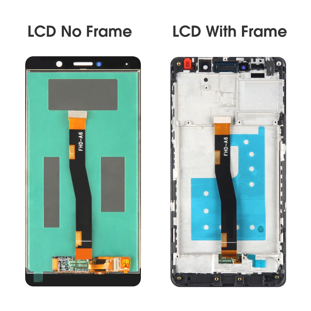 5.5\'\' For Honor 6X LCD Display Touch screen Digitizer Assembly With Frame Replacement BLN-L24 BLN-AL10 BLN-L21