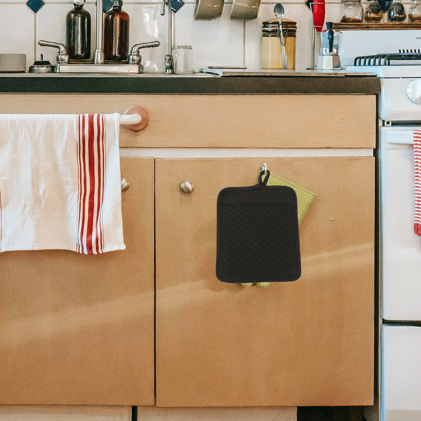 2 個の耐熱シリコン鍋つかみオーブンミットキッチンホットパッドノンスリップベーキンググローブ電子レンジグローブクッキングミトン