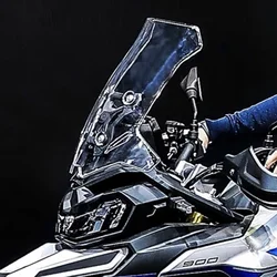 DS900X raised motorcycle windshield, suitable for Longxin VOGE Valico 900 DSX DS 900 X with added windshield deflector