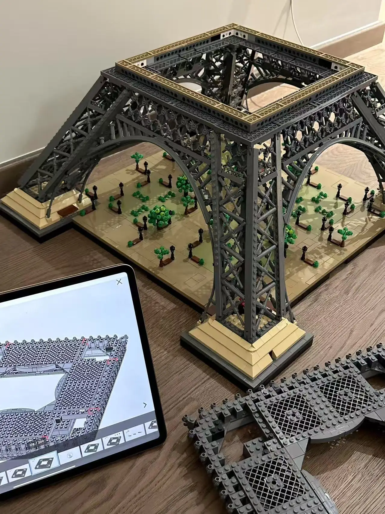 Série architecturale constructible tour Eiffel modèle blocs de construction 1,5 mètre grand style architectural adulte ensemble jouets anniversaire gi