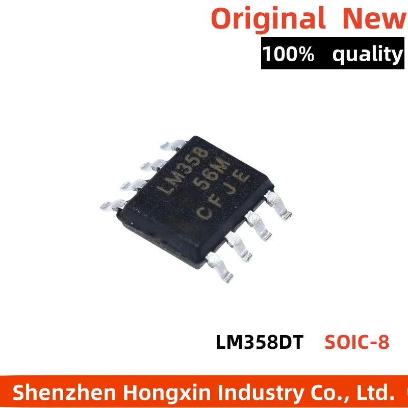 

10pcs new SMT LM358DT SOIC-8 low-power dual operational amplifier IC chip