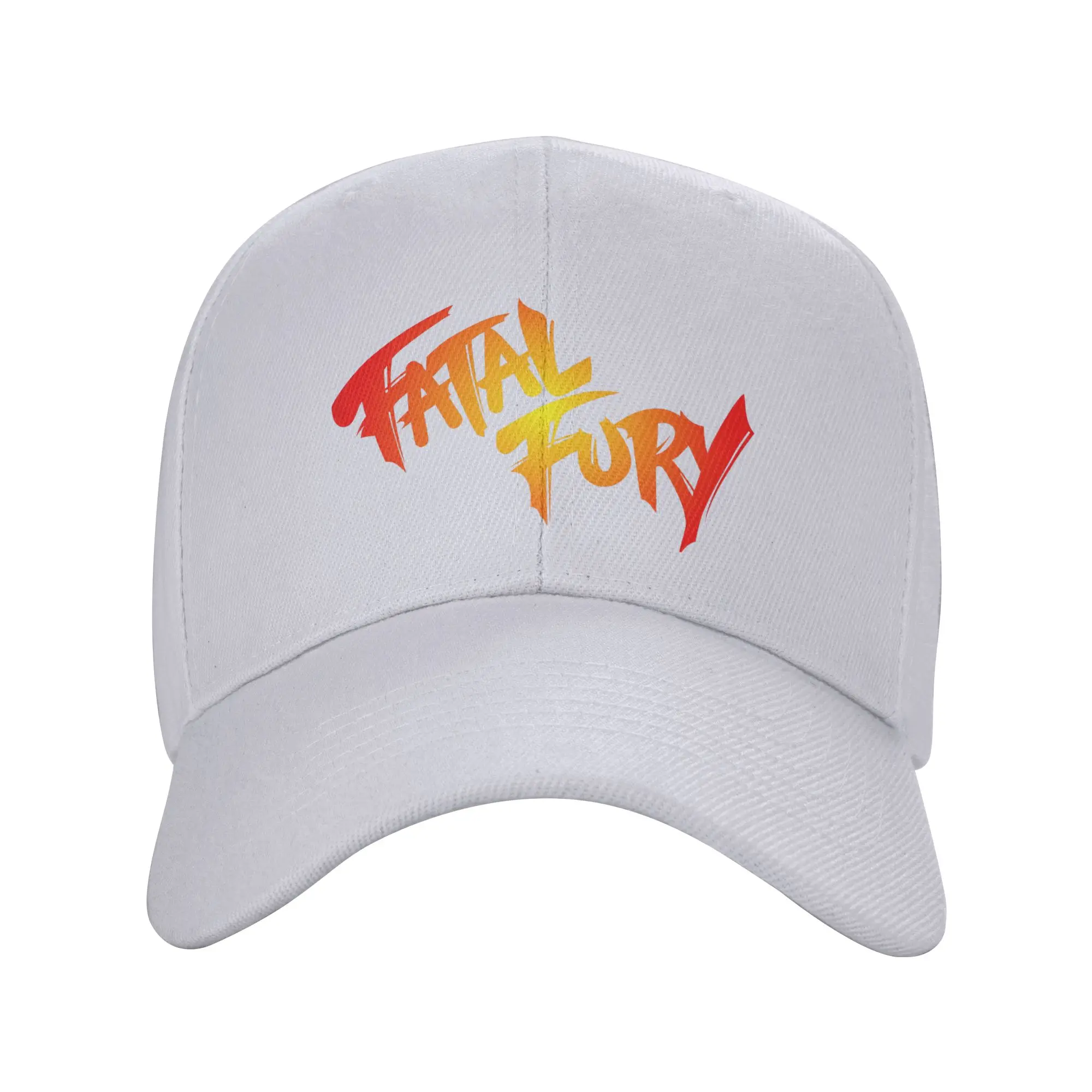 Fashion Custom Fatal Fury Terry Curved Brim Baseball Cap Distressed Denim Hat Beret Man