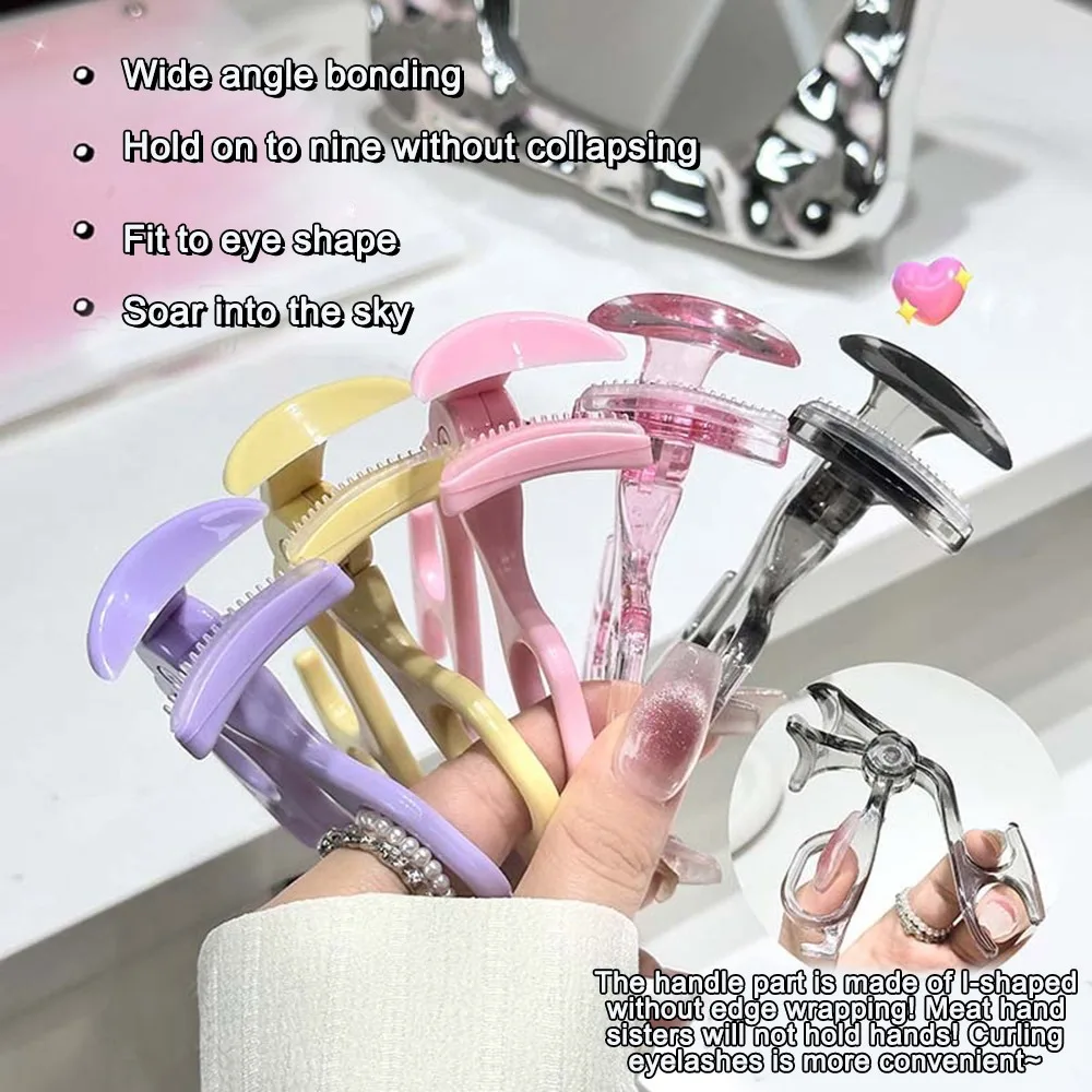

High Quality Portable Eyelash Curler ABS Rubber Eyelash Clip Makeup Tool Eyelash Curling Device Women