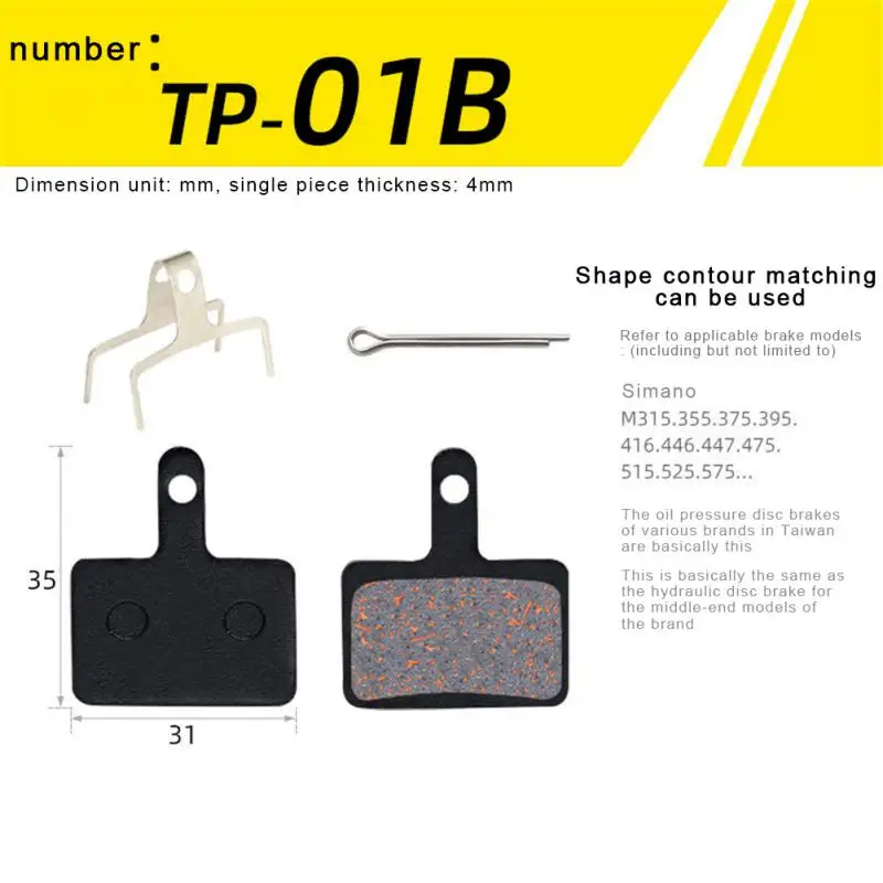 MTB Hydraulic BB5 M355 M446 Brake Pads Disc Brake Pads Resin Semimetallic