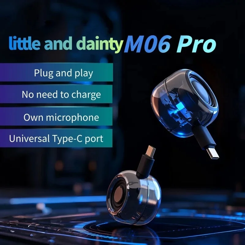 

Новейшие мини-динамики типа C с прямой вставкой, портативный динамик для сотового телефона для небольшого сабвуфера, музыкальная шкатулка, беспроводная звуковая панель