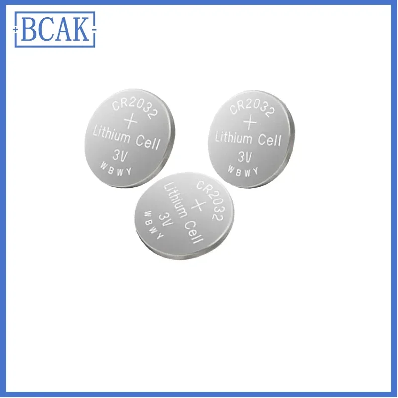 BCAK-CR2032 Botão Coin Cell, 3V Bateria De Lítio, DL2032, ECR2032, BR2032, brinquedo, relógio, carro, controle remoto, Calc, novo estilo, qualidade