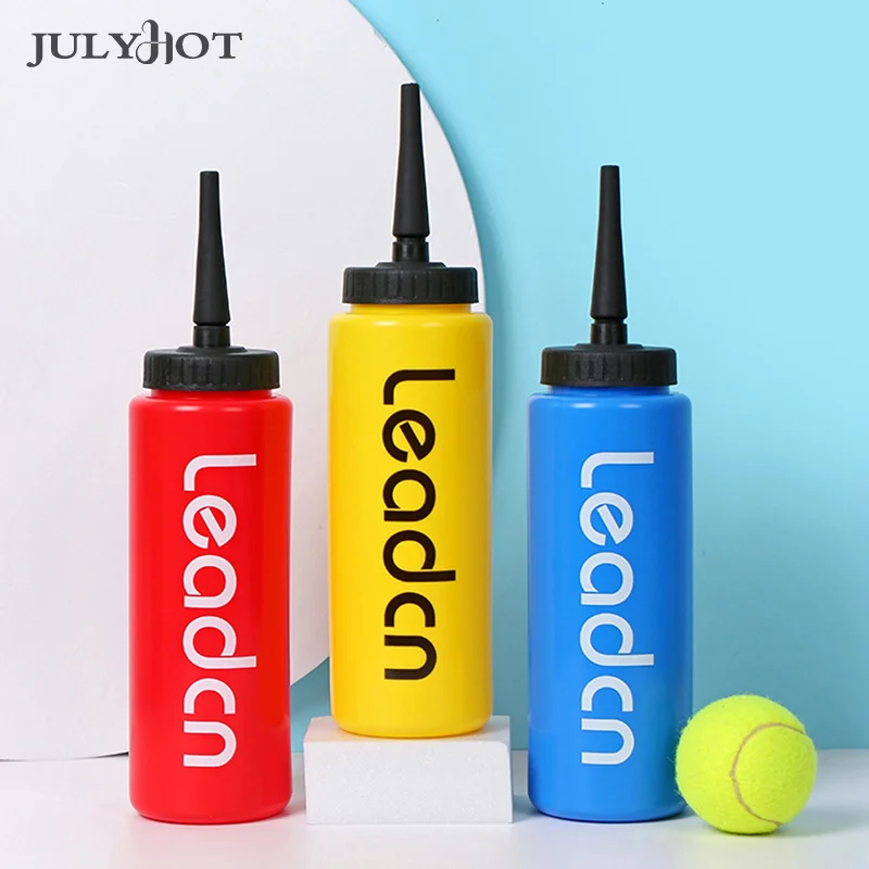 

1Pc 1000ML 5 Colors Sports Water Bottle with Long Straw Leak-proof Bottles Ice Hockey Football Bottles Sports Accessories