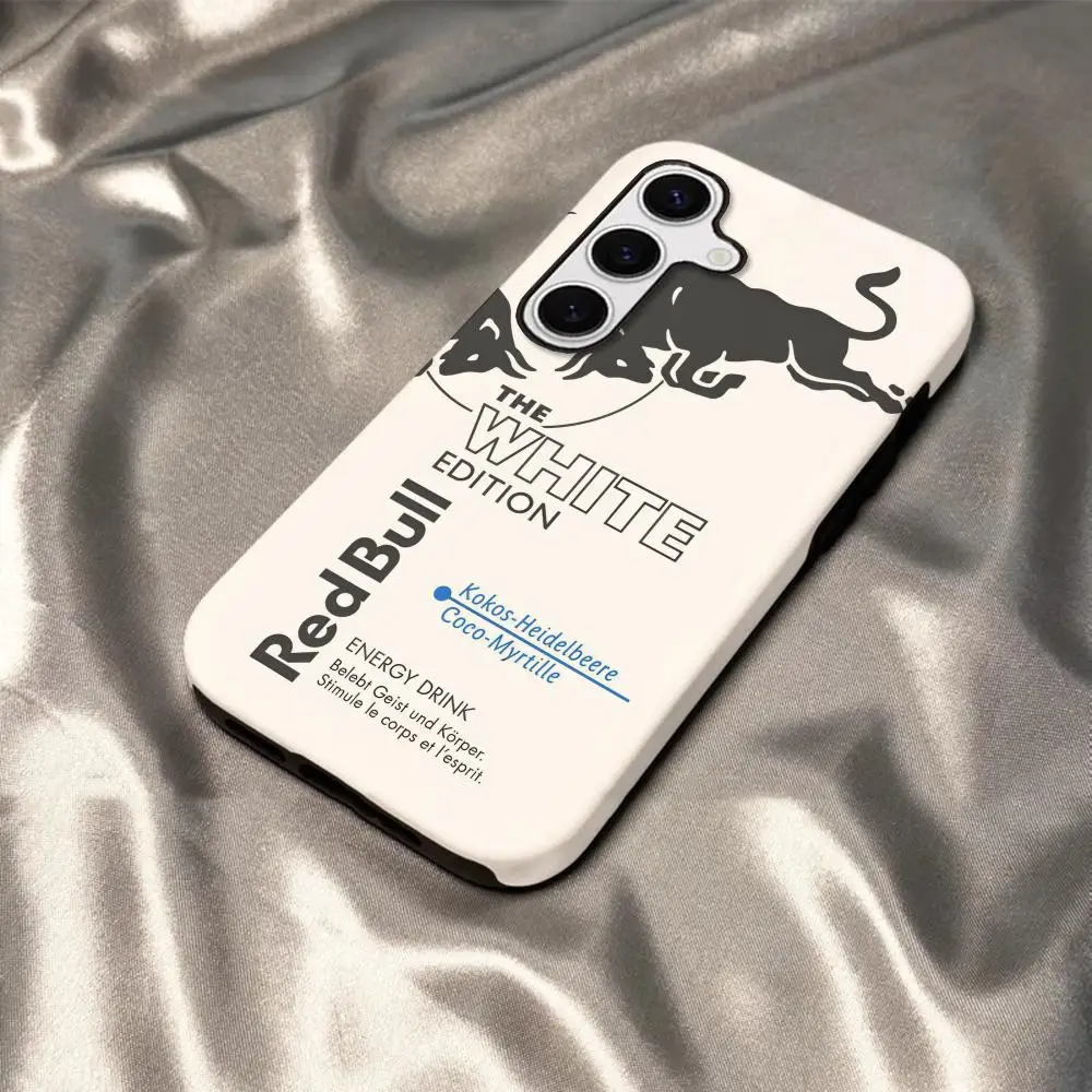 Fashion R-Red B-BullS Phone Case For Samsung S25 S24 S23 S22 S21 Plus Ultra A56 A36 A26 A16 Glossy HD Hard PC Cover - náhled 3