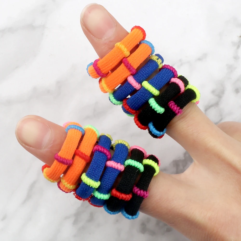 20-100Pcs Haarband Mischfarbe Kleine Elastische Gummibänder Haar Zubehör Für Frau Mädchen Kinder Pferdeschwanz Halter Scrunchies geschenke – Detail 13