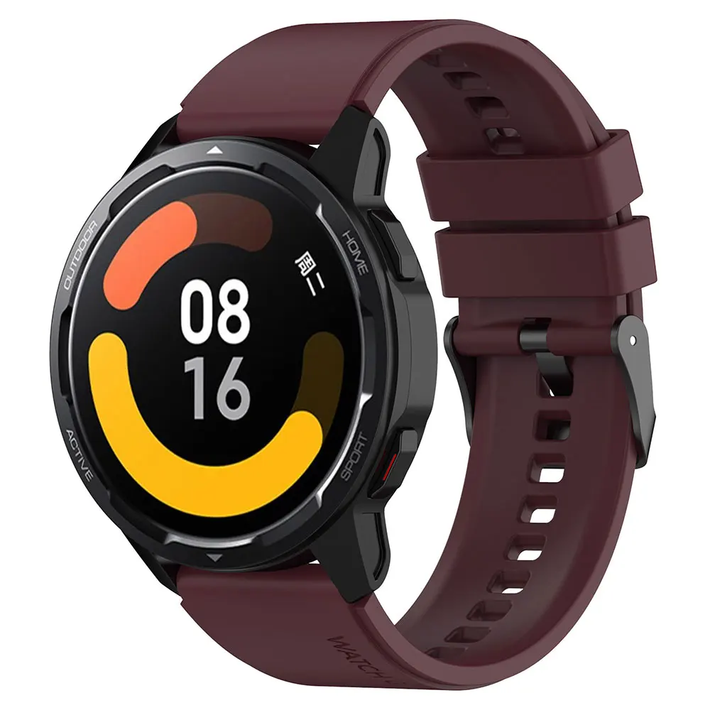 Xiaomi Mi Watch Color 2 스포츠 스트랩 용 22mm 실리콘 시계 밴드 Xiaomi Watch S1 Active 용 Mi Watch Color Correa 손목 밴드
