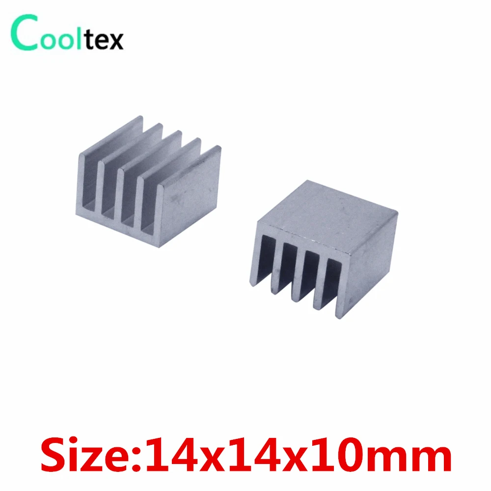 (30pcs/lot) 14x14x10mm Aluminum heatsink radiator heat sink for IC Electronic Diode 3D printer Power Transistor cooling cooler