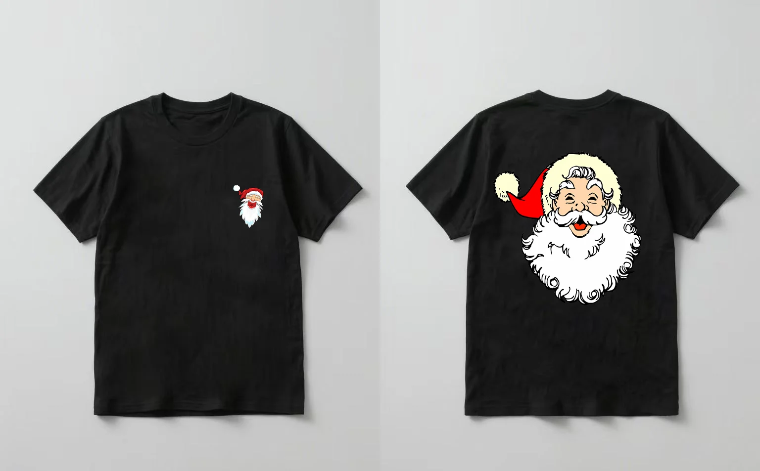 The latest casual fashion in 2025 features Christmas-style printed short-sleeved shirts suitable for both men and women