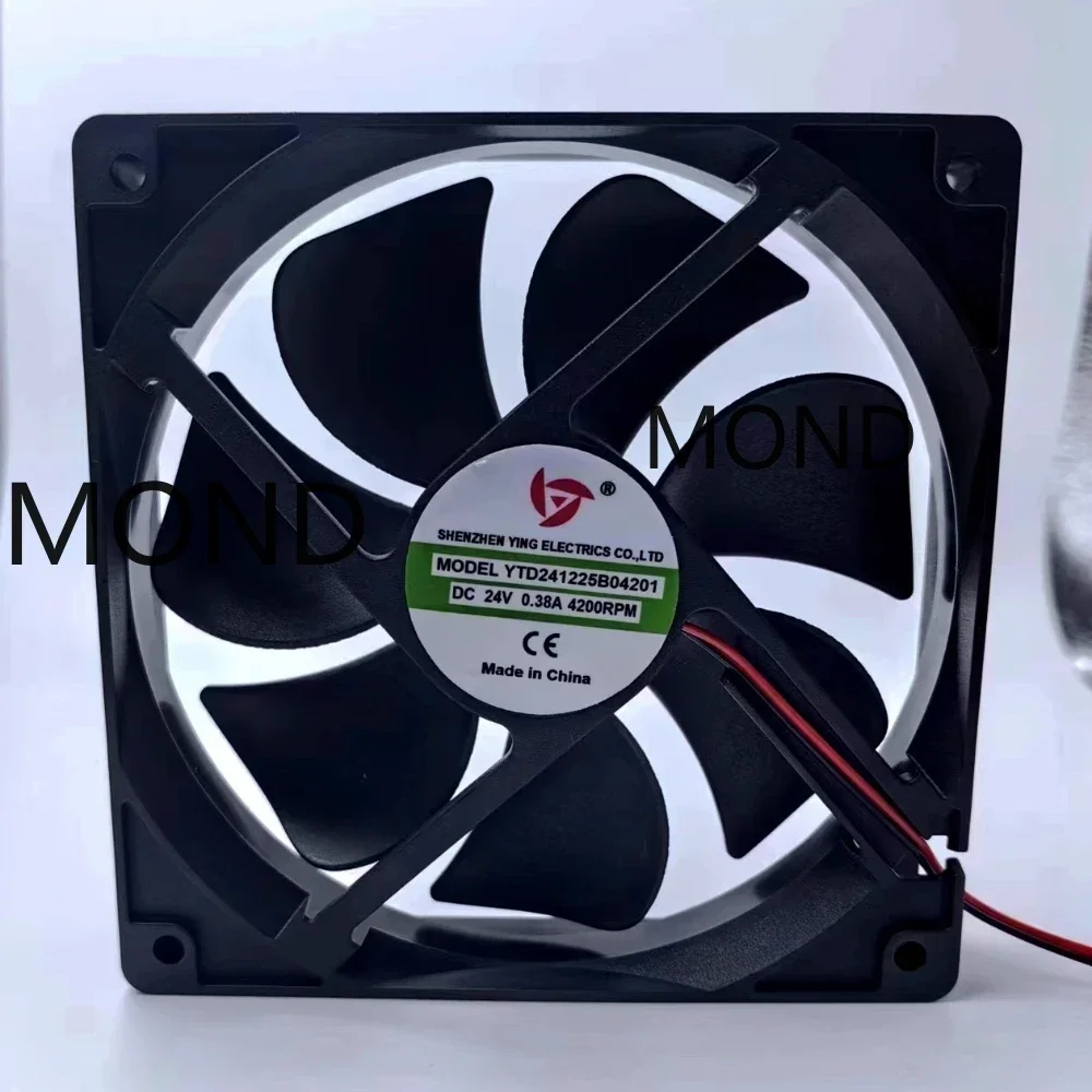 YTD241225B04201 YingTian Server Cooling Fan 24V 0.38A 1225 12CM 4200 RPM ZX7-400T Welding Machine Exhaust Radiator Fan