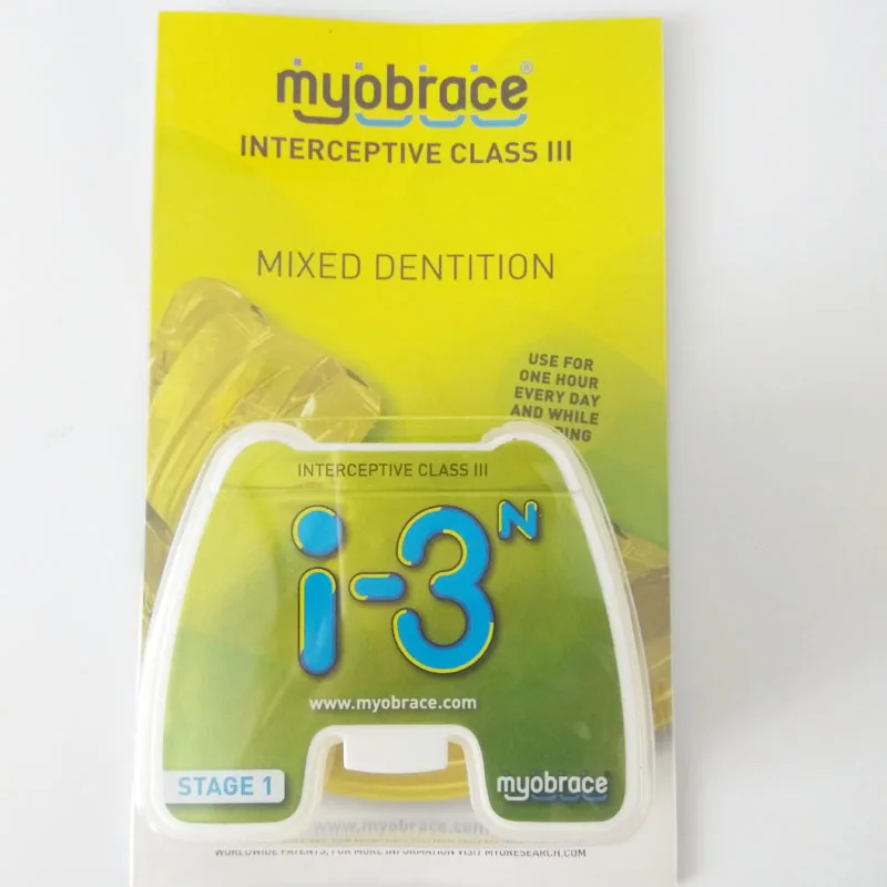 MRC Dental Orthodontic Trainer I3N Ages5-8 Myobrace Interceptive Class III Orthodontic Brace I3N Dental Teeth Trainer Alignment