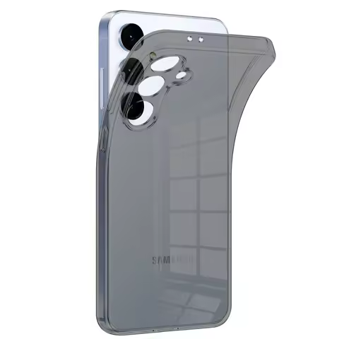 Transparent Black Silicone Soft Case For Samsung Galaxy S25 Edge S24 S21 FE S23 S22 Ultra Plus Ultra-Thin Clear Cover Slim Shell