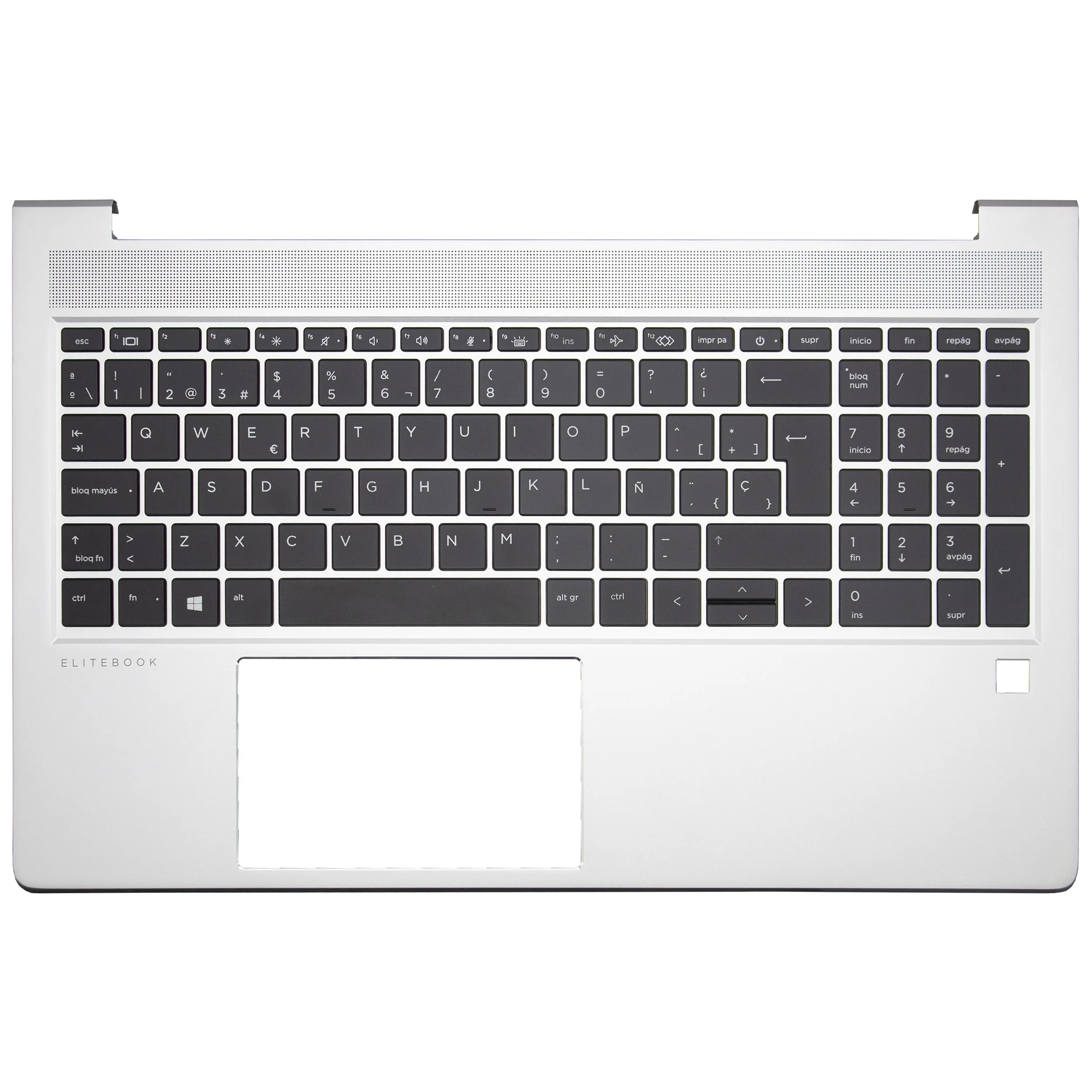 Clavier US/SP d'origine pour HP Elitebook 650 G10 655 G10, repose-poignets pour ordinateur portable, couvercle supérieur avec remplacement du boîtier supérieur rétro4.2, Espagne, nouveau