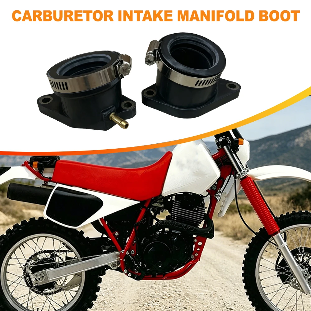 

2 pcs Intake Manifold Carburetor Boot Joint 43F-13586-01-00 43F-13596-01-00 For Yamaha TT600 1984-1986 XT600 1984-1995
