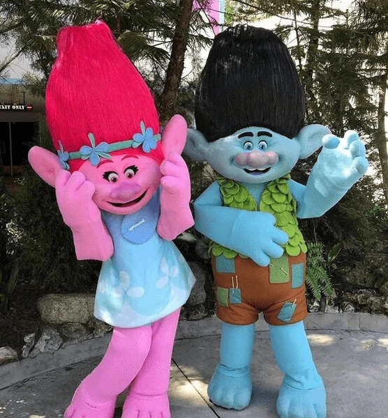 Vestito carnevale trolls poppy top
